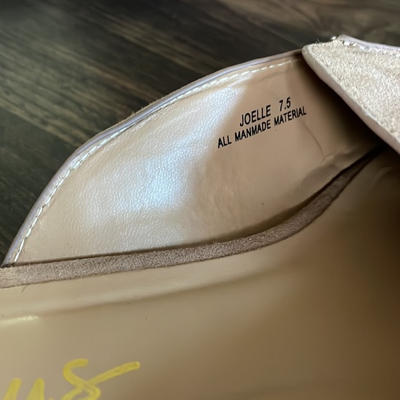 Lulus Joelle mule size 7.5 tan suede - Picture 2 of 2